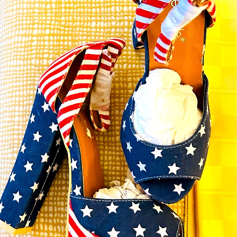 Patriotic Platform Shoes